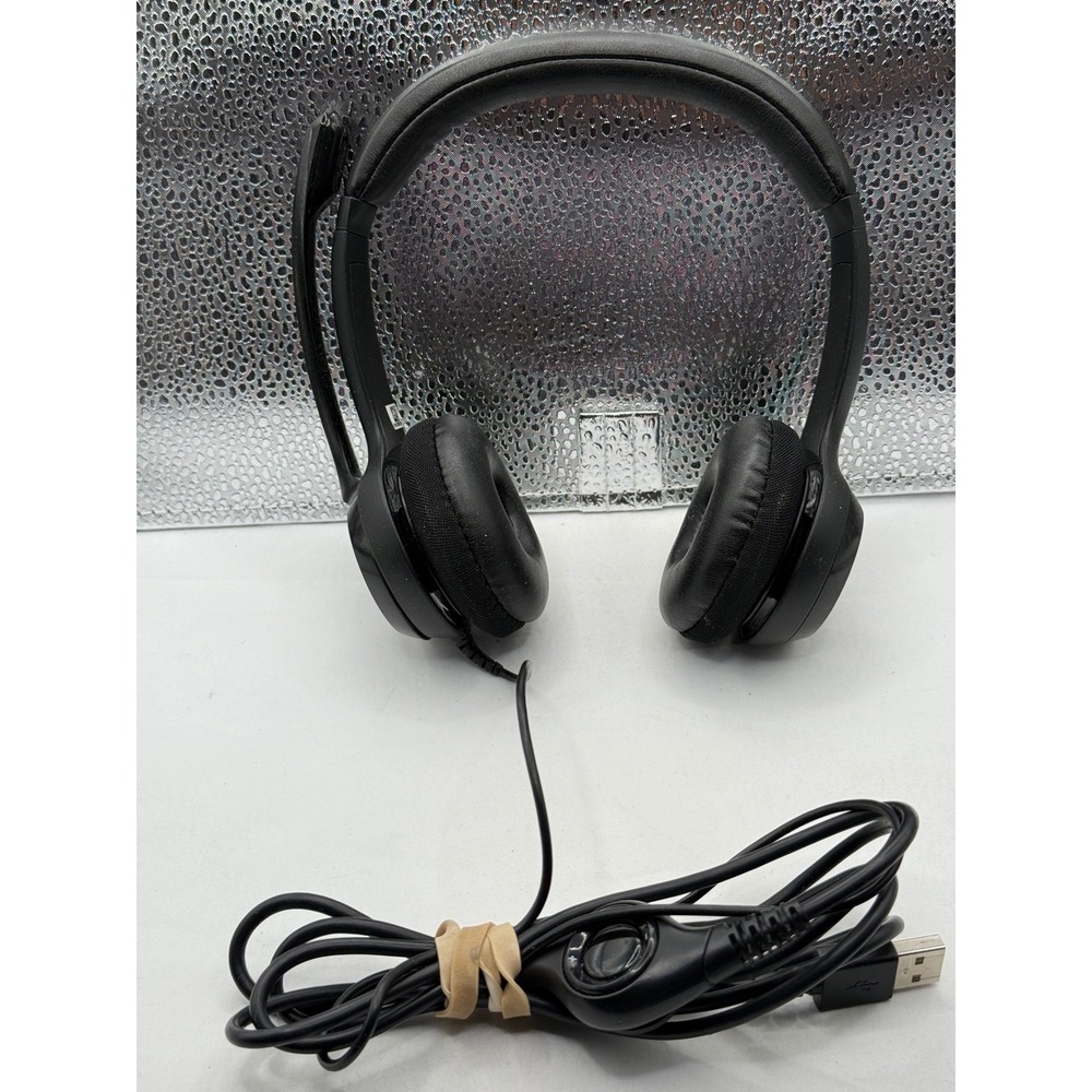 Logitech H390 USB Headset with Noise Cancelling Microphone for Business Calls